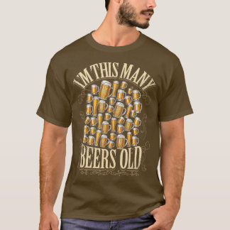 T-shirt 40e Anniversaire Cadeau 40 ans Bière Aîné Im This 