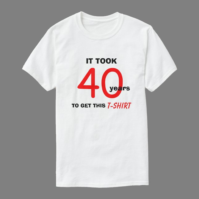 T-shirt 40e Anniversaire Cadeaux Idées pour Hommes T Chemi (Créateur téléchargé)