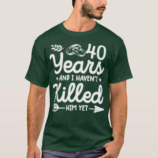 T-shirt 40e anniversaire de mariage couple de tee-shirt as