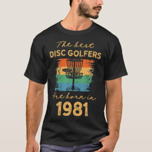 T-shirt 40e Anniversaire Disque Golf Don 1981 Turning 40 G