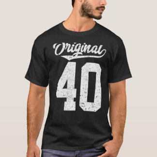 T-shirt 40e anniversaire et quarante