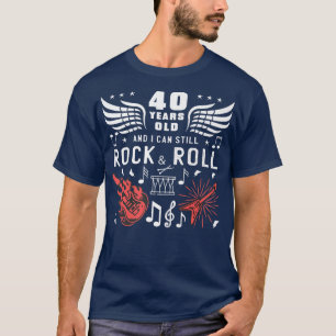 T-shirt 40e Anniversaire Gag Turning 40 Ans Tambour de gui