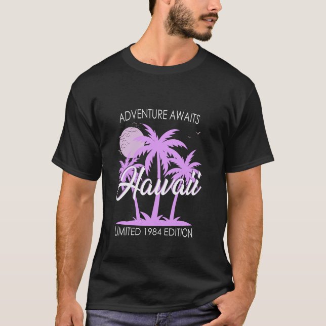T-shirt 40e anniversaire Hawaii Limited 1984 Edition (Devant)