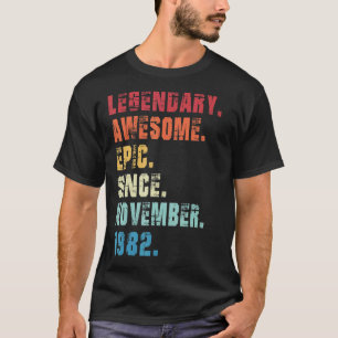 T-shirt 40e anniversaire légendaire épopée stupéfiant depu