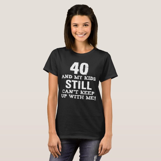 T-shirt 40e anniversaire pour les parents (Devant entier)