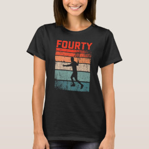 T-shirt 40e anniversaire Retro Tennis 40 ans Homme femme