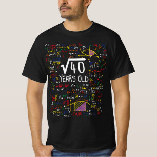 T-shirt 40e anniversaire Science tenue Nerd