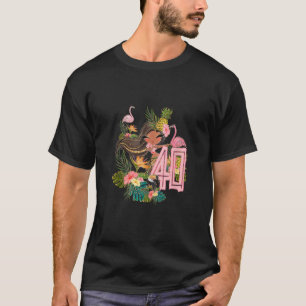 T-shirt 40e anniversaire Tiki Party Pool été Hula Hawaiian