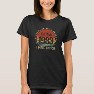 T-shirt 40e anniversaire Vintage 1983 40 ans
