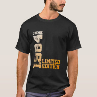 T-shirt 40e anniversaire Vintage 1984 Juin 40 ans Hommes
