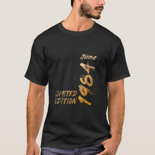 T-shirt 40e anniversaire Vintage 1984 Juin 40 ans Hommes