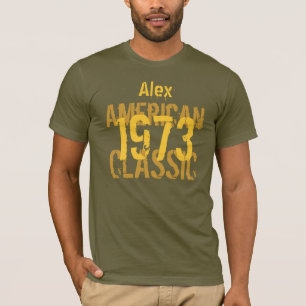 T-shirt 40e cadeau d'anniversaire 1973 American Classic Ar