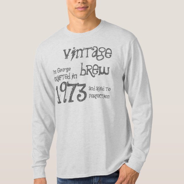T-shirt 40e cadeau d'anniversaire 1973 Race Vintage (Devant)