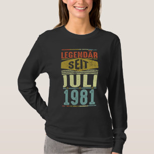 T-shirt 40e Le Mythe La Légende Légendaire Depuis Juillet