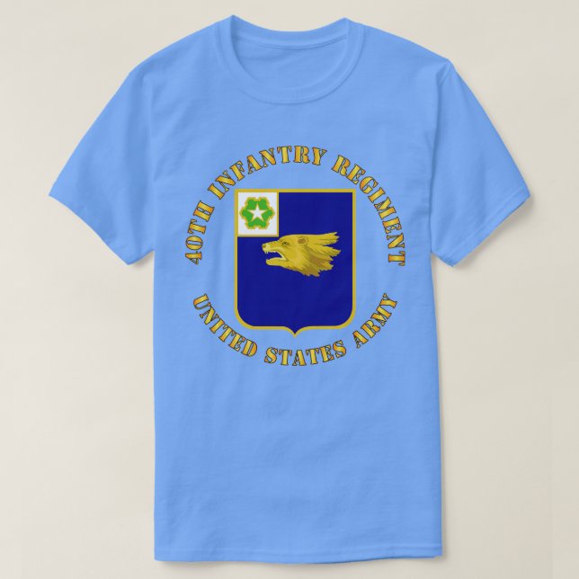 T-shirt 40e régiment d'infanterie X (Design devant)