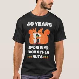 T-shirt 40ème anniversaire de 40 ans de Mariage drôle coup
