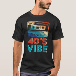 T-shirt 40s Vibe Retro Costume esthétique