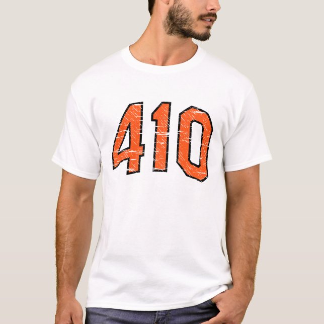 T-shirt 410 (d'indicatif régional) (Devant)