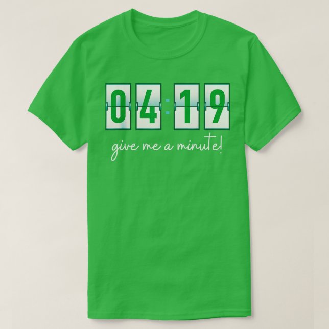 T-shirt 419 donne-moi une minute (Design devant)