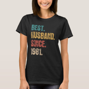 T-shirt 41 Anniversaire Mariage Pour Lui Meilleur Mari Dep