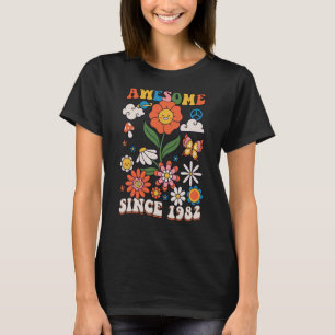 T-shirt 41 ans Awesome depuis 1982 Super Retro 41ème B