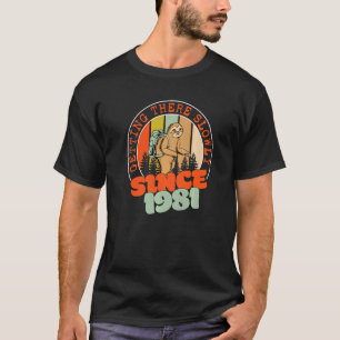 T-shirt 41 Ans d'arrivée lente depuis 1981 41e Birt