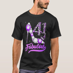 T-shirt 41 & Fabuleux 41 Ans 41e Anniversaire Diamant C
