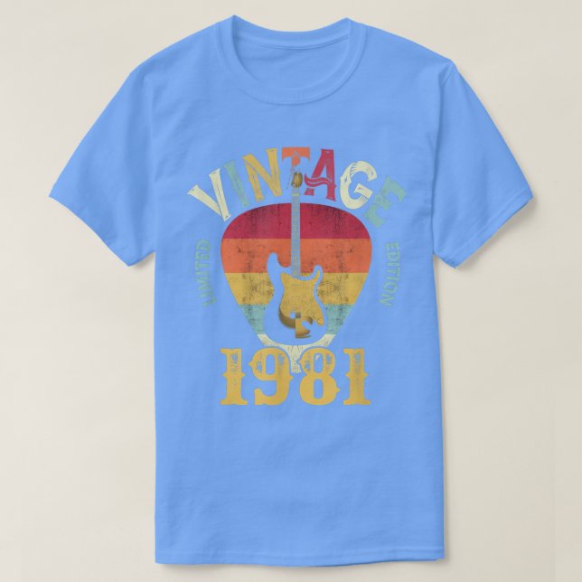 T-shirt 41 YearsOld Vintage 1981 (Design devant)