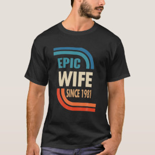 T-shirt 41E Anniversaire De Mariage Pour Elle - Épopée Fem