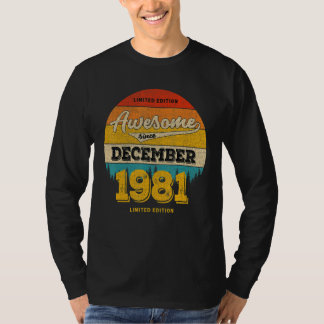 T-shirt 41e anniversaire Idée stupéfiante depuis décembre 