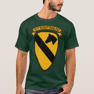 T-shirt 41e Peloton de chiens scout 1re Cav wo Txt