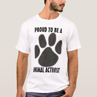 T-SHIRT 4233078725, FIER D'ÊTRE A, ACTIVISTE ANIMAL