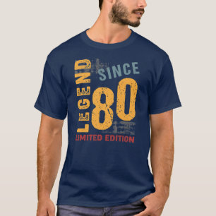 T-shirt 42 ans Vintage 1980 42e anniversaire