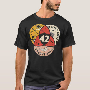 T-shirt 42 La Réponse À La Vie L'Univers Et Tout