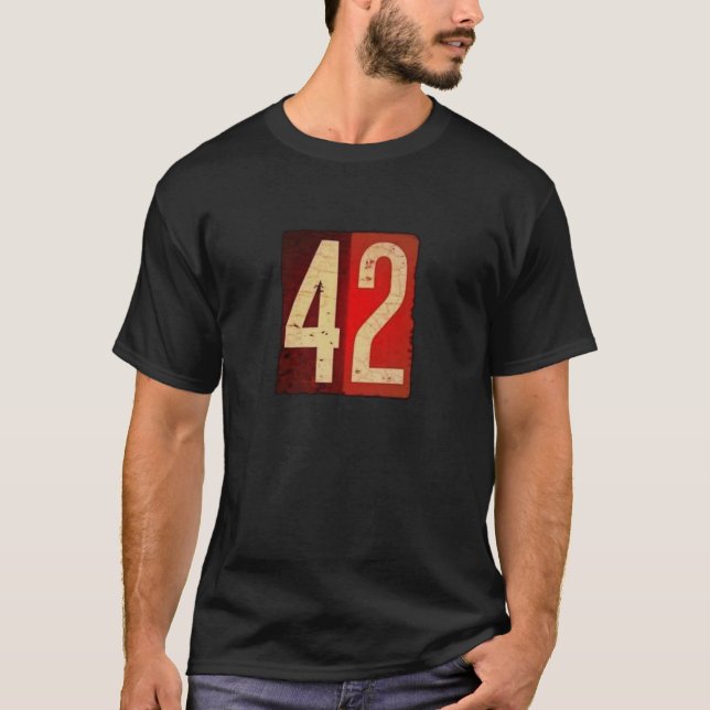 T-shirt 42 la réponse à la vie l'univers et tout (Devant)