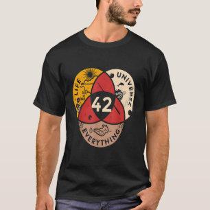 T-shirt 42 Réponse À L'Univers De La Vie Et À Tout La Scie