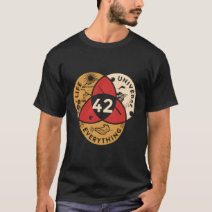 T-shirt 42 Réponse À L'Univers De La Vie Et À Tout La Scie