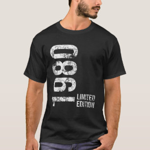 T-shirt 42E Anniversaire 42 Ans Homme Femme Rétro Vintage