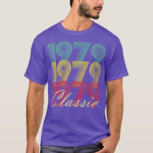 T-shirt 42e anniversaire du poison Vintage 1979 (Devant)