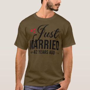 T-shirt 42e anniversaire pour un couple qui vient de se ma