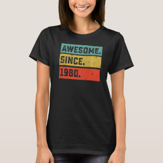 T-shirt 42e anniversaire stupéfiant depuis 1980 42 ans