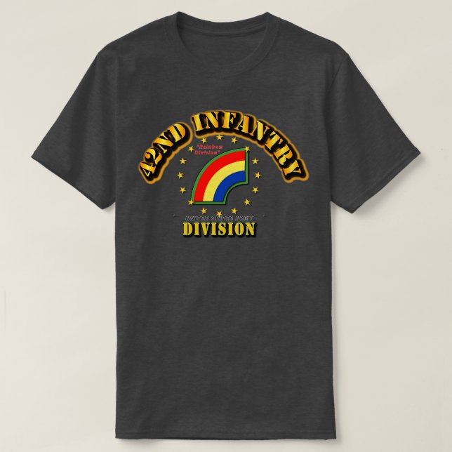 T-shirt 42e division d'infanterie Division Arc-en-ciel (Design devant)