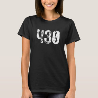 T-shirt 430 Area Code Tyler TX Mobile Telephone Area Code 