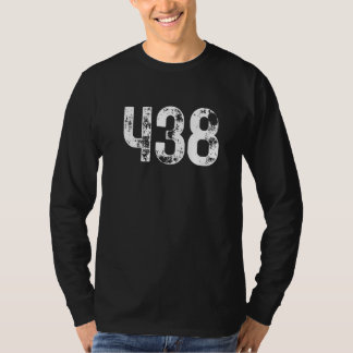 T-shirt 438 Area Code Montreal QC Mobile Telephone Area Co