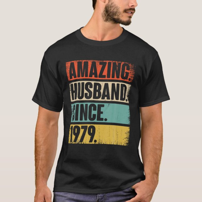 T-shirt 43 Mariage Aniversaire Le Cadeau - Mari Extraordin (Devant)