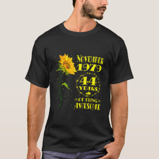 T-shirt 44e 44 Né Novembre 1979