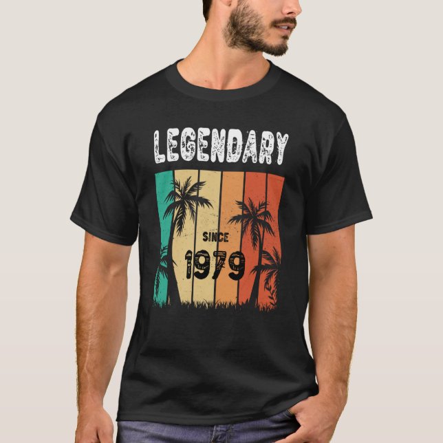 T-shirt 44e anniversaire 1979 Anniversaire pour hommes et  (Devant)