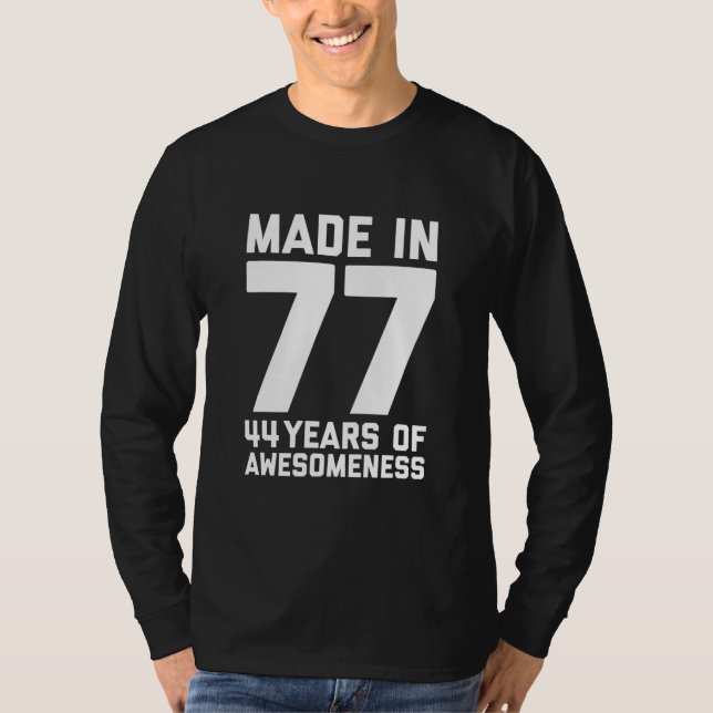 T-shirt 44e anniversaire Cadeau pour lui Hommes Âge 44 ans (Devant)