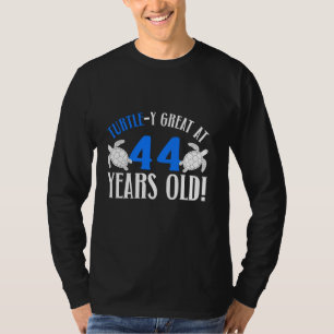 T-shirt 44e Anniversaire Tortue 44 Ancienne Tortue Lover B