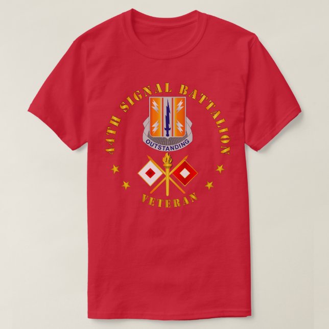 T-shirt 44e Bataillon des transmissions Vétérinaire de l'U (Design devant)